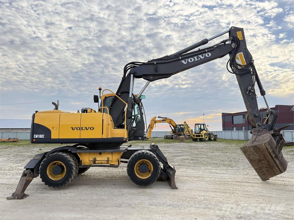 Volvo EW 180 C , ROTO + Grapple Mobilbagger