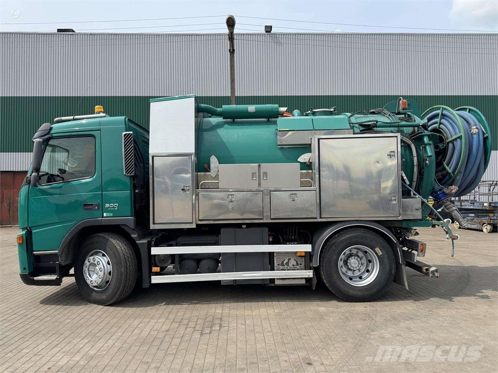 Volvo FM 300 Stainless steel 10m3 コンバイン／バキュームトラック
