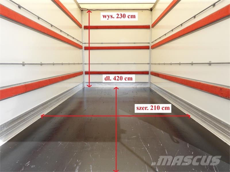 Fiat DUCATO BOX LIFT 8 PALLETS CRUISE CONTROL Zabojni kombi