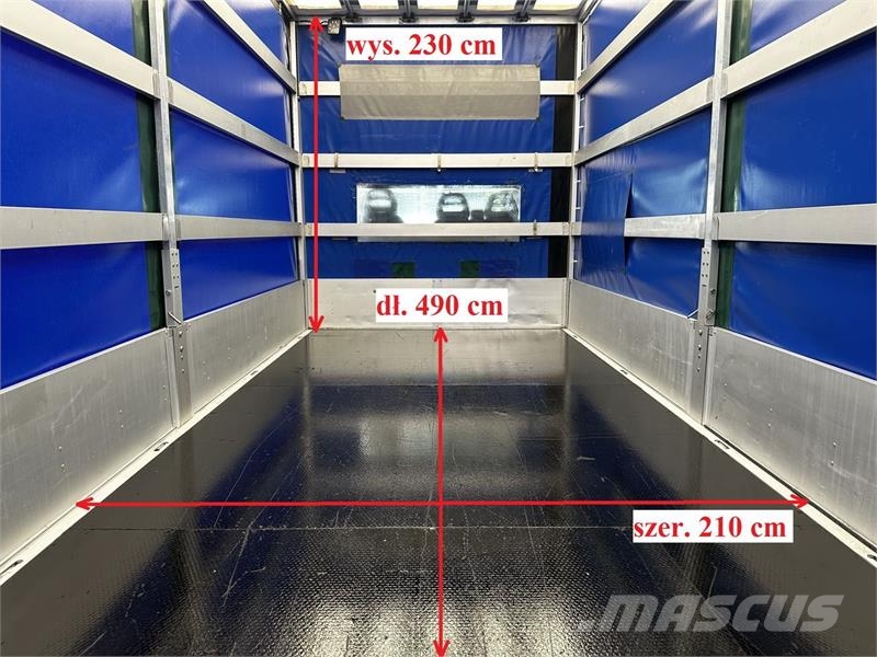 Fiat DUCATO TARPAULIN 10 PALLETS WEBASTO هيكل صندوقي