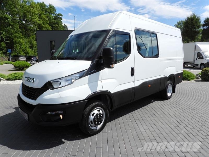 Iveco DAILY 35C16 BOX DELIVERY VAN 6 SEATS Transporterek