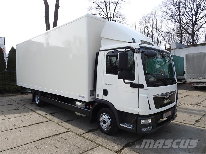MAN TGL  8.18 BOX 16 PALLETS CRUISE CONTROL TWIN Camiones caja cerrada