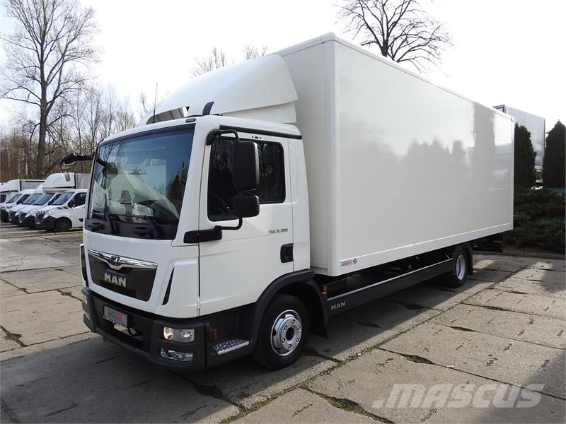 MAN TGL  8.18 BOX 16 PALLETS CRUISE CONTROL TWIN Camiones caja cerrada