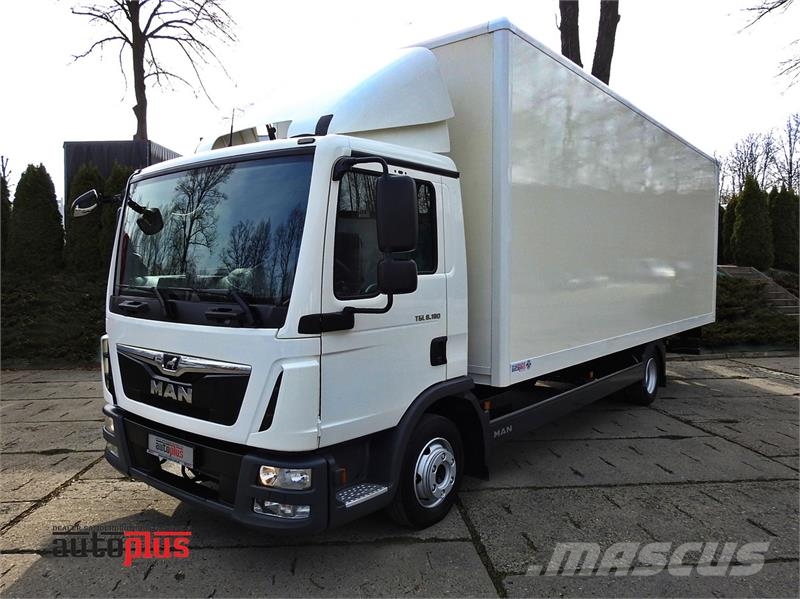 MAN TGL  8.18 BOX 16 PALLETS CRUISE CONTROL TWIN Camiones caja cerrada