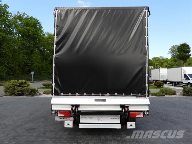 Mercedes-Benz SPRINTER 316 TARPAULIN LIFT 10 PALLETS WEBASTO 車廂