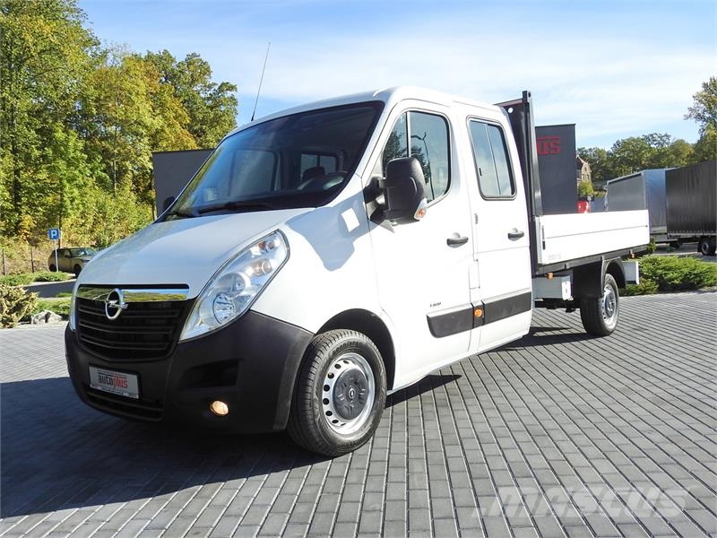 Opel MOVANO STAKE BODY DOUBLE CABIN DOKA 7 SEATS Vieglais kravas automobilis/izkraušana no sāniem