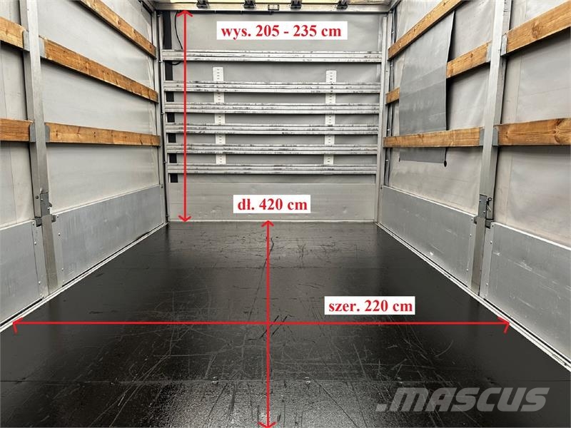 Opel MOVANO TARPAULIN 8 PALLETS WEBASTO Kapali kasa kamyonetler