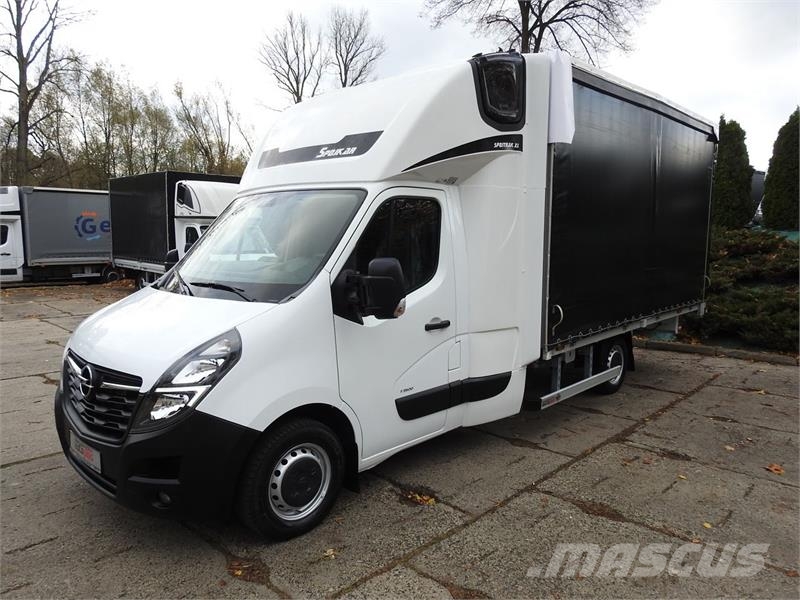Opel MOVANO   TARPAULIN 10 PALLETS WEBASTO Kapali kasa kamyonetler