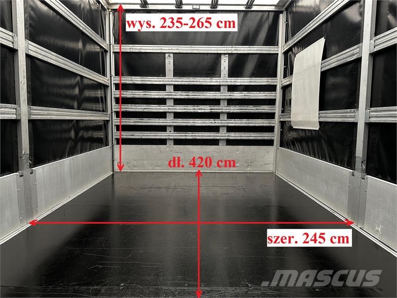 Opel MOVANO   TARPAULIN 10 PALLETS WEBASTO هيكل صندوقي