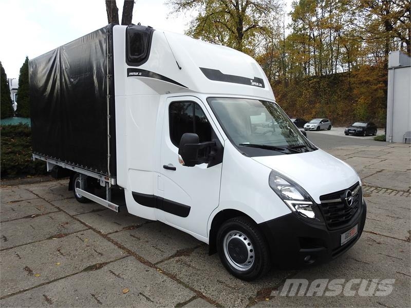 Opel MOVANO   TARPAULIN 10 PALLETS WEBASTO Kapali kasa kamyonetler