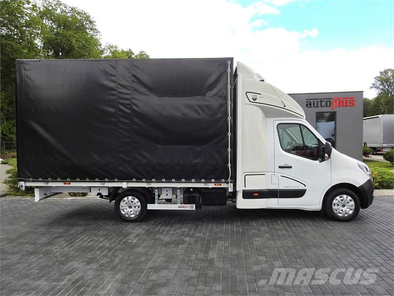 Opel MOVANO TARPAULIN 10 PALLETS WEBASTO Kapali kasa kamyonetler