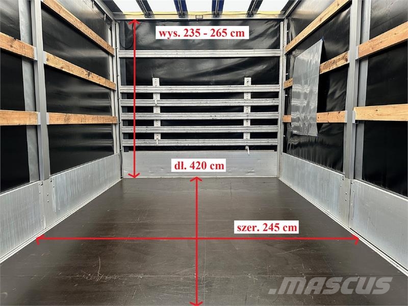 Opel MOVANO TARPAULIN 10 PALLETS WEBASTO Kapali kasa kamyonetler