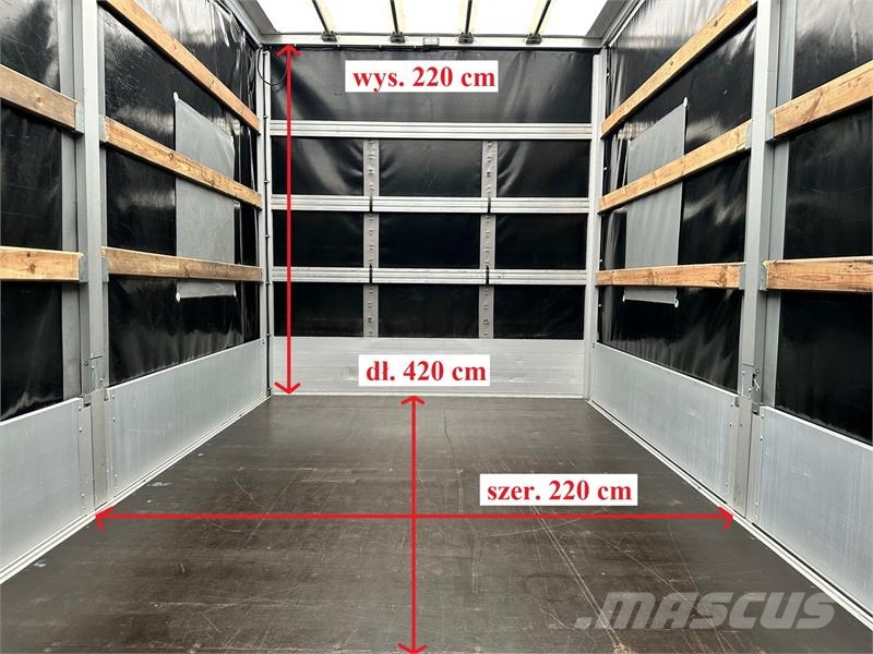 Opel MOVANO TARPAULIN 8 PALLETS WEBASTO Kapali kasa kamyonetler