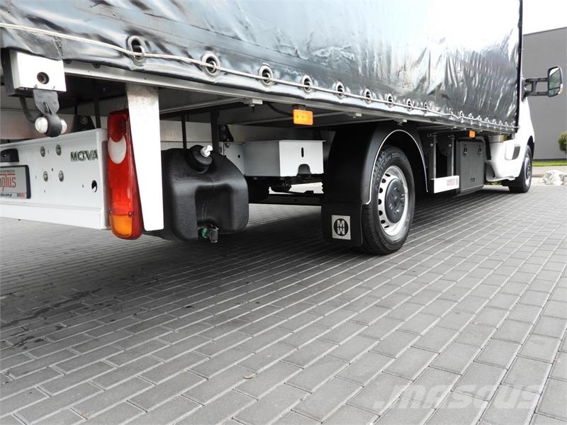 Opel MOVANO  TARPAULIN 10 PALLETS WEBASTO Kapali kasa kamyonetler