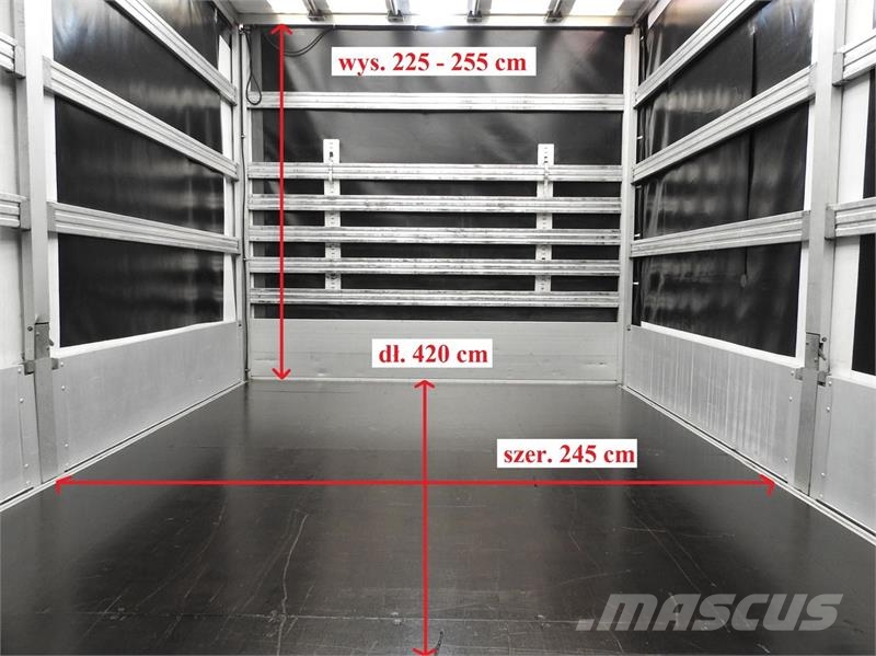 Opel MOVANO   TARPAULIN 10 PALLETS WEBASTO Kapali kasa kamyonetler