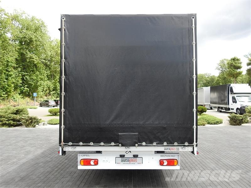 Opel MOVANO TARPAULIN 10 PALLETS WEBASTO Kapali kasa kamyonetler