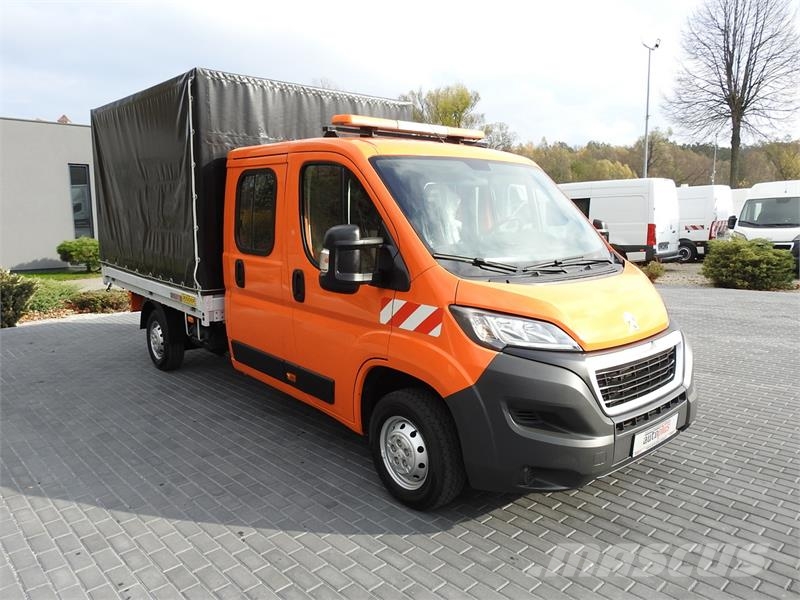 Peugeot BOXER STAKE BODY TARPAULIN DOUBLE CABIN DOKA 7 Pickup/Sideaflæsning