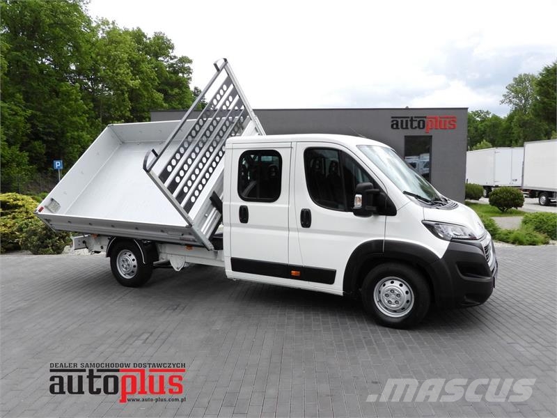 Peugeot BOXER  THREE-WAY TIPPER DOUBLE CABIN DOKA 7 SEATS Furgonetas basculantes