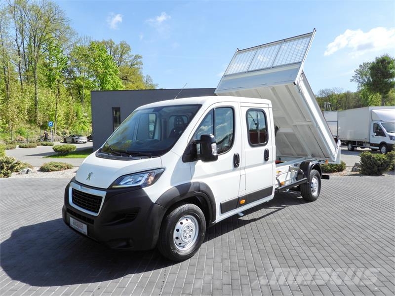Peugeot BOXER   TIPPER DOUBLE CABIN DOKA 7 SEATS Vans basculantes