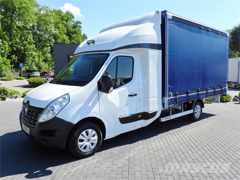 Renault MASTER  TARPAULIN 8 PALLETS CRUISE CONTROL هيكل صندوقي