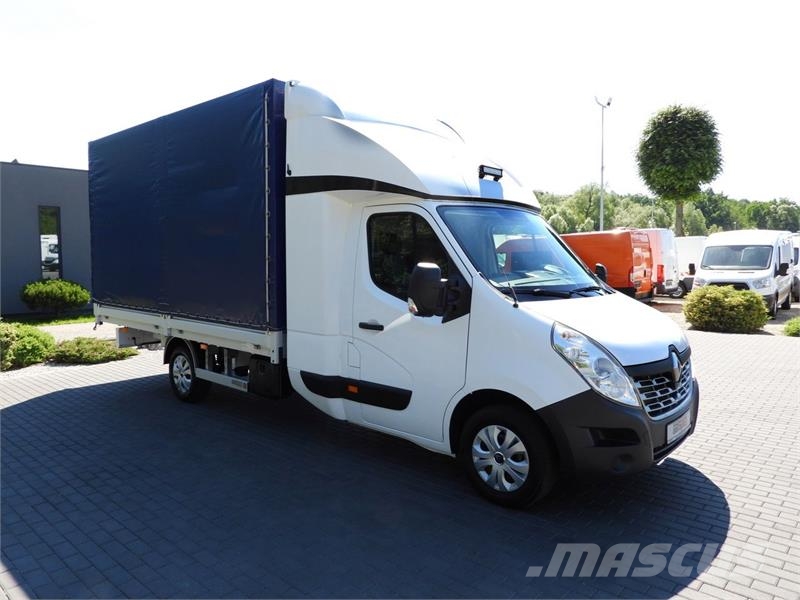 Renault MASTER  TARPAULIN 8 PALLETS CRUISE CONTROL هيكل صندوقي