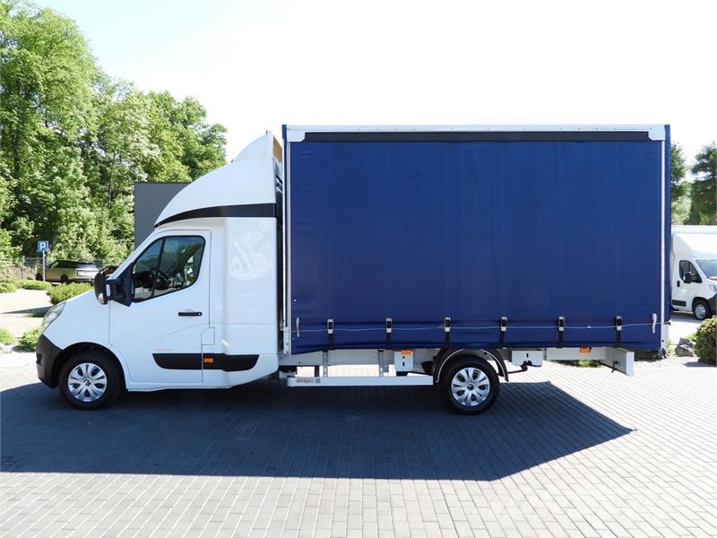 Renault MASTER  TARPAULIN 8 PALLETS CRUISE CONTROL هيكل صندوقي