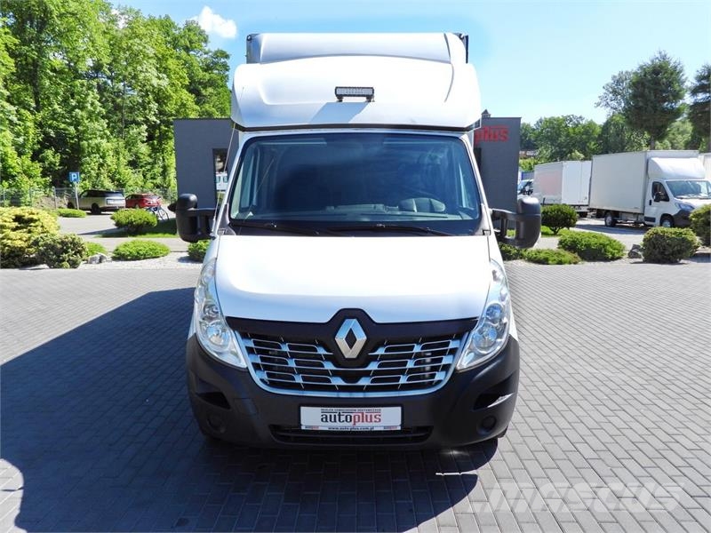 Renault MASTER  TARPAULIN 8 PALLETS CRUISE CONTROL هيكل صندوقي