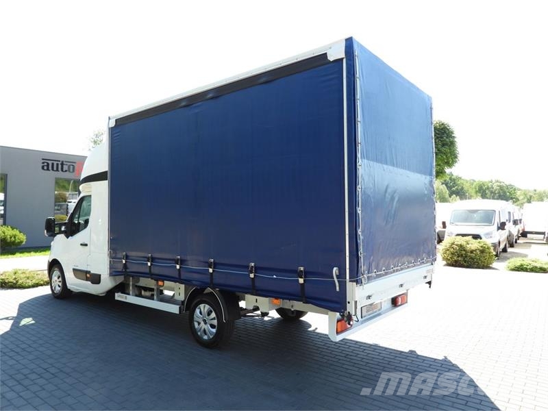 Renault MASTER  TARPAULIN 8 PALLETS CRUISE CONTROL هيكل صندوقي