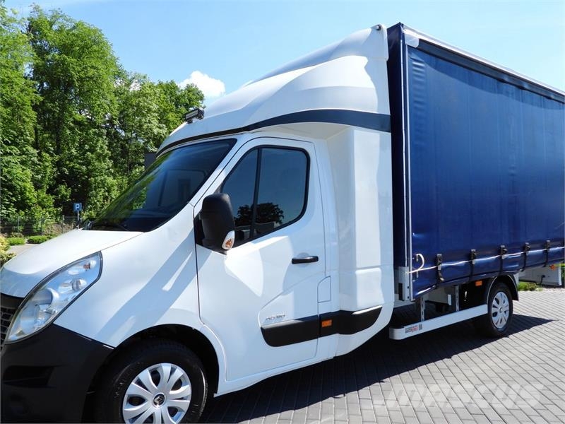 Renault MASTER  TARPAULIN 8 PALLETS CRUISE CONTROL هيكل صندوقي