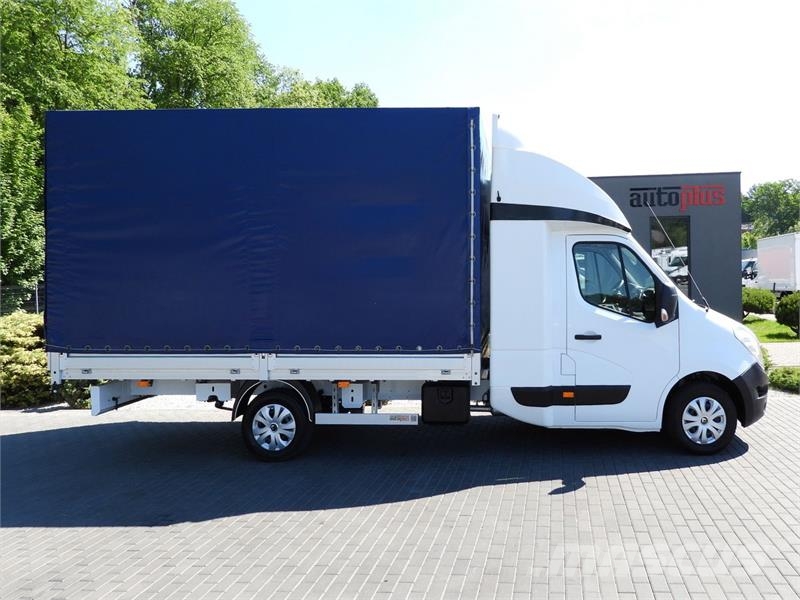 Renault MASTER  TARPAULIN 8 PALLETS CRUISE CONTROL هيكل صندوقي