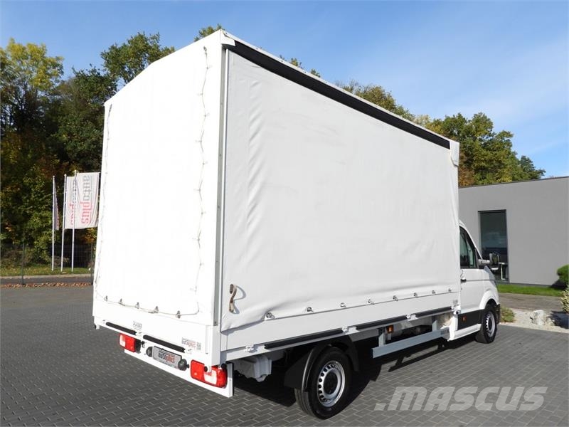 Volkswagen CRAFTER  TARPAULIN 8 PALLETS CRUISE CONTROL هيكل صندوقي