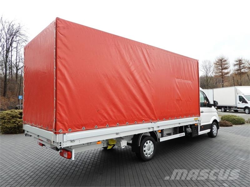 Volkswagen CRAFTER  TARPAULIN 10 PALLETS CRUISE CONTROL هيكل صندوقي