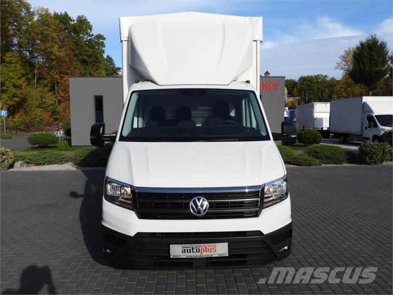 Volkswagen CRAFTER  TARPAULIN 8 PALLETS CRUISE CONTROL هيكل صندوقي