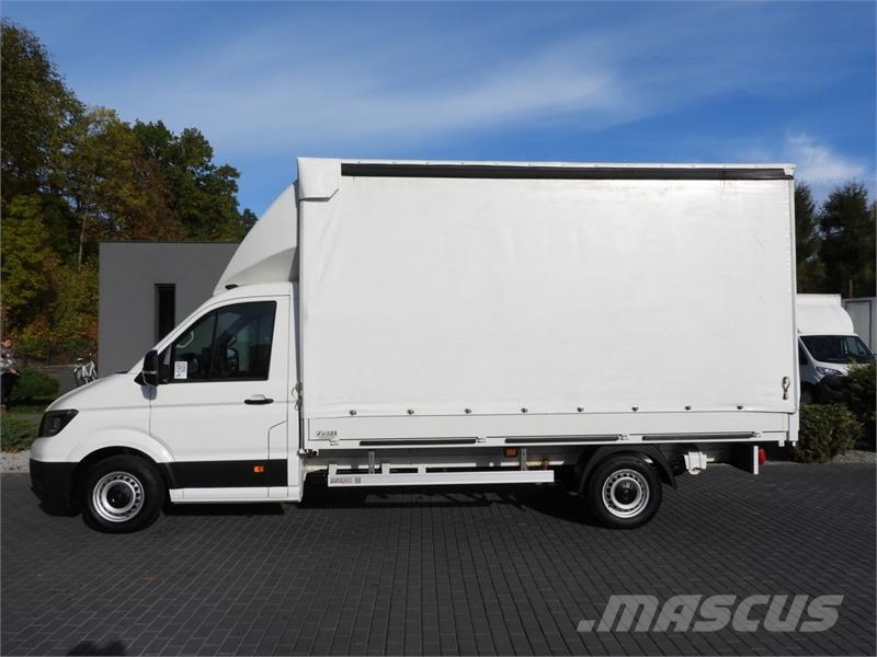 Volkswagen CRAFTER  TARPAULIN 8 PALLETS CRUISE CONTROL هيكل صندوقي