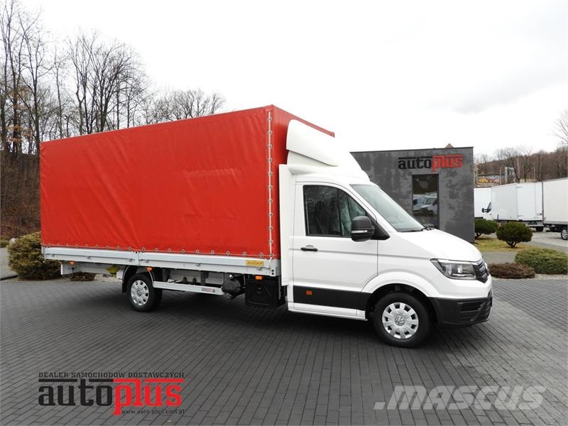 Volkswagen CRAFTER  TARPAULIN 10 PALLETS CRUISE CONTROL هيكل صندوقي
