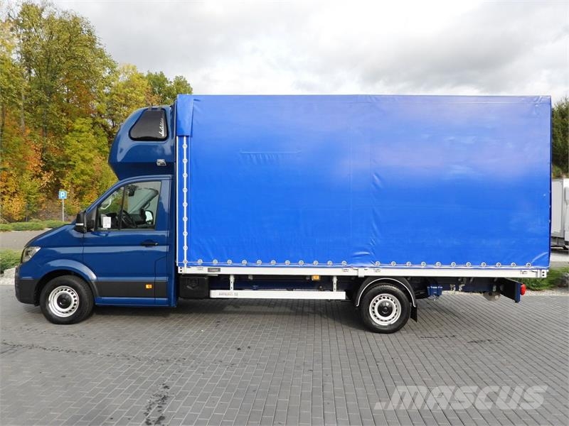 Volkswagen CRAFTER  TARPAULIN 10 PALLETS WEBASTO هيكل صندوقي