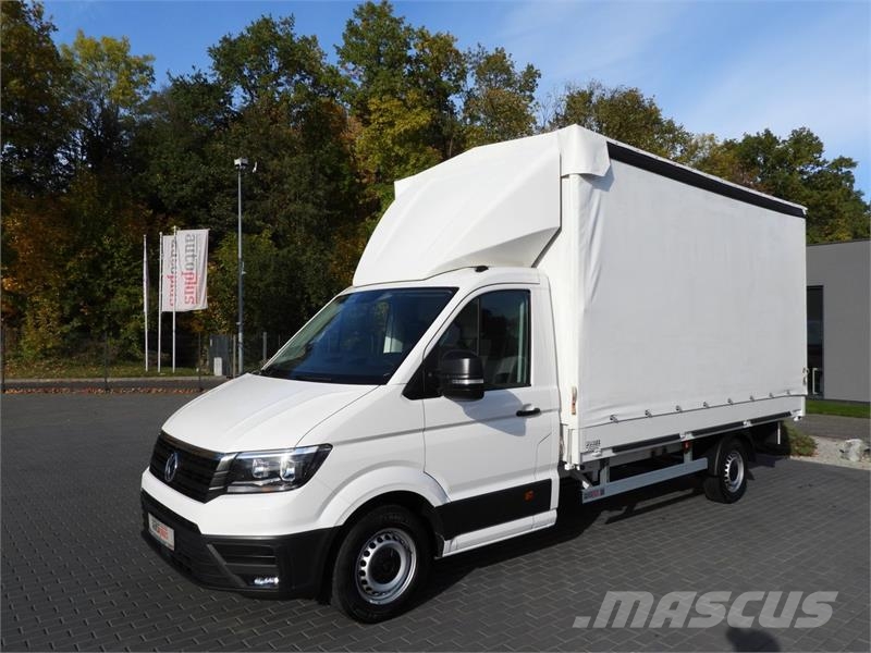 Volkswagen CRAFTER  TARPAULIN 8 PALLETS CRUISE CONTROL هيكل صندوقي