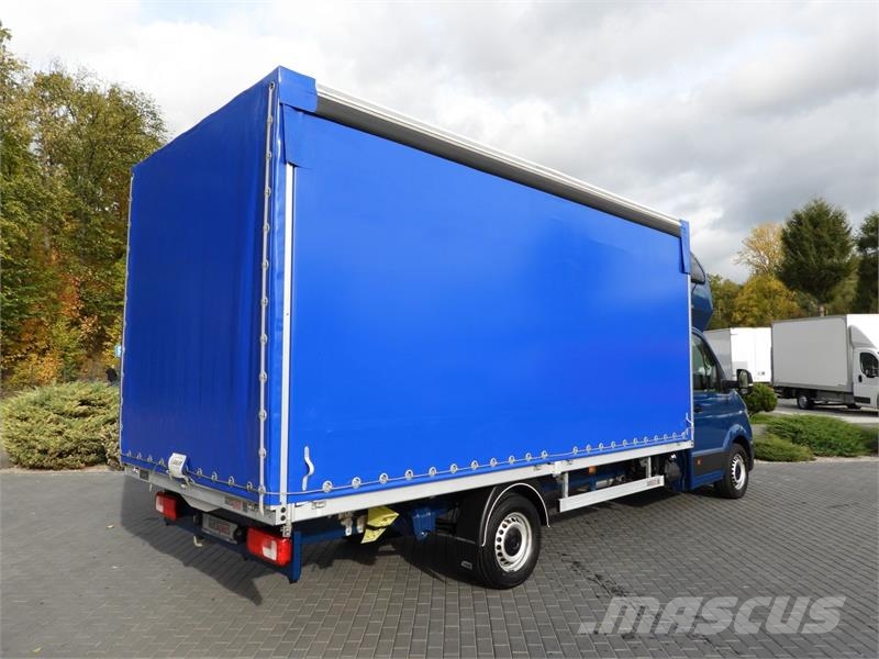Volkswagen CRAFTER  TARPAULIN 10 PALLETS WEBASTO هيكل صندوقي