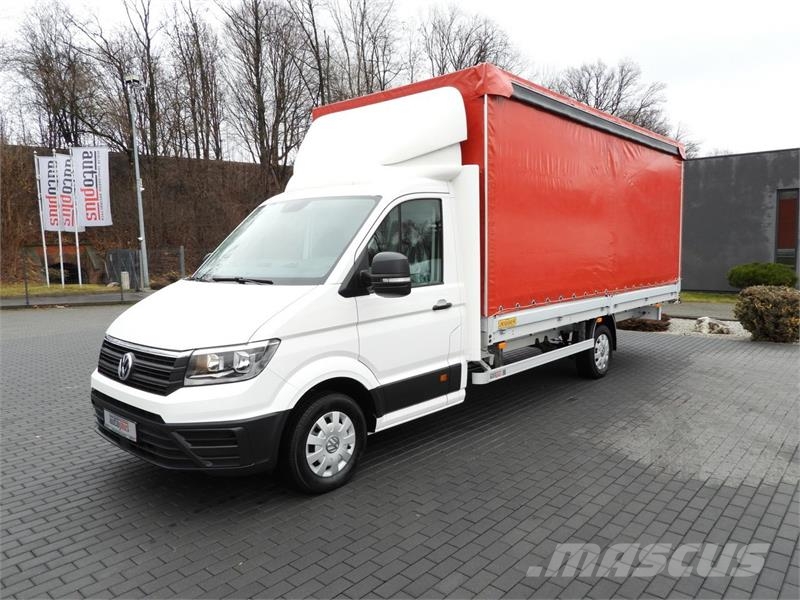 Volkswagen CRAFTER  TARPAULIN 10 PALLETS CRUISE CONTROL هيكل صندوقي