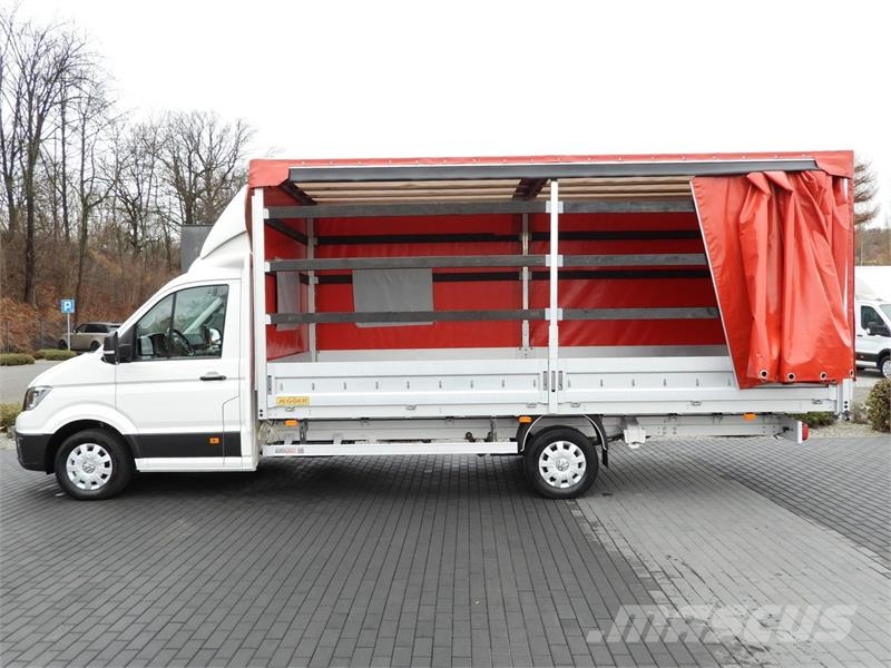 Volkswagen CRAFTER  TARPAULIN 10 PALLETS CRUISE CONTROL هيكل صندوقي