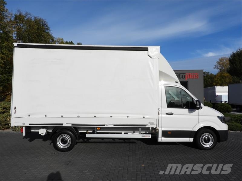 Volkswagen CRAFTER  TARPAULIN 8 PALLETS CRUISE CONTROL هيكل صندوقي