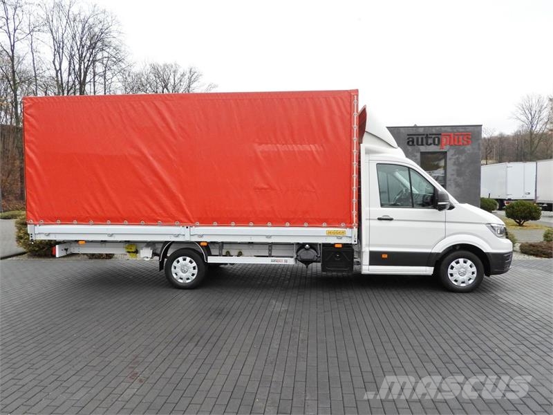 Volkswagen CRAFTER  TARPAULIN 10 PALLETS CRUISE CONTROL هيكل صندوقي