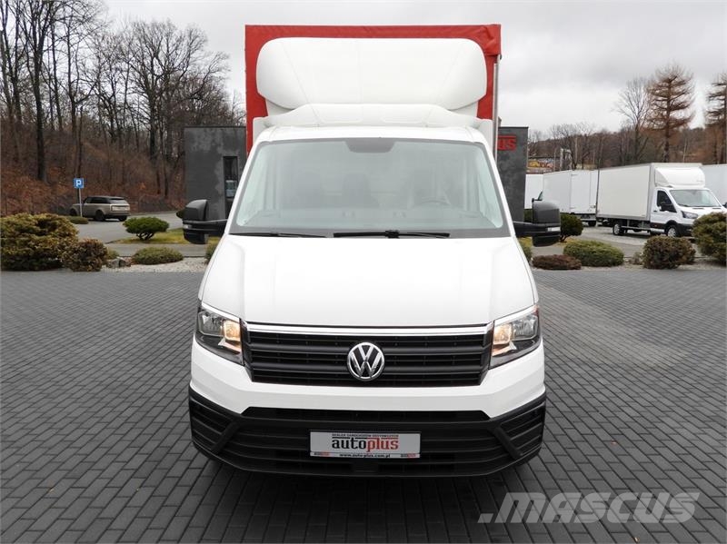 Volkswagen CRAFTER  TARPAULIN 10 PALLETS CRUISE CONTROL هيكل صندوقي