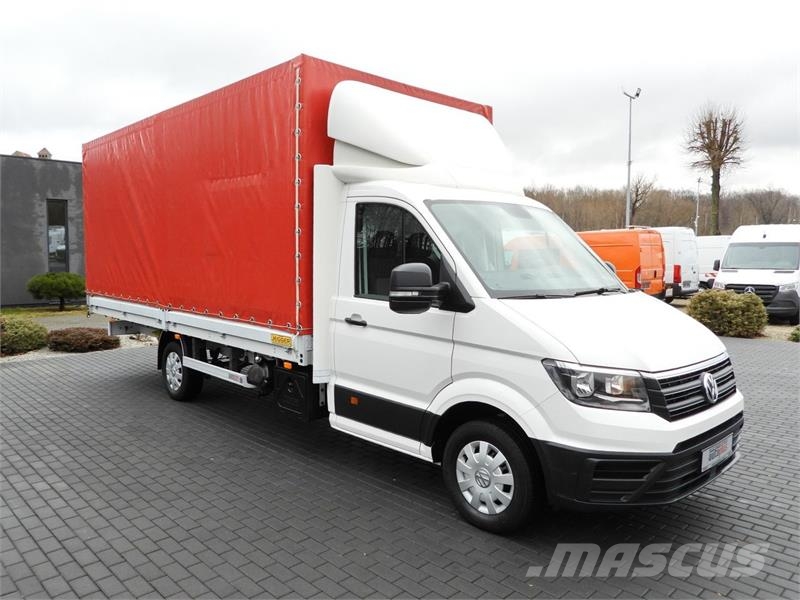 Volkswagen CRAFTER  TARPAULIN 10 PALLETS CRUISE CONTROL هيكل صندوقي