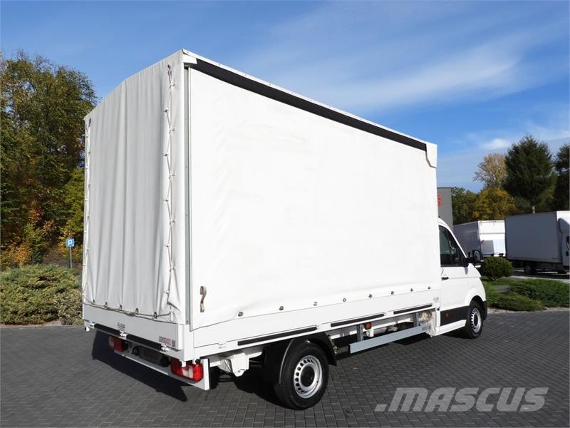 Volkswagen CRAFTER  TARPAULIN 8 PALLETS CRUISE CONTROL هيكل صندوقي
