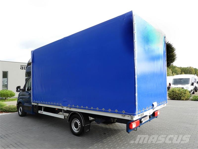 Volkswagen CRAFTER  TARPAULIN 10 PALLETS WEBASTO هيكل صندوقي