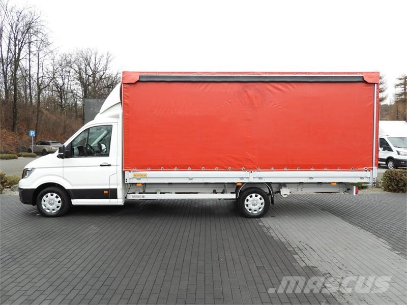 Volkswagen CRAFTER  TARPAULIN 10 PALLETS CRUISE CONTROL هيكل صندوقي