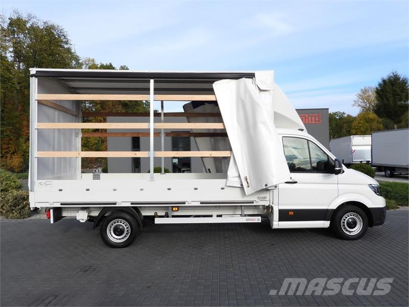 Volkswagen CRAFTER  TARPAULIN 8 PALLETS CRUISE CONTROL هيكل صندوقي