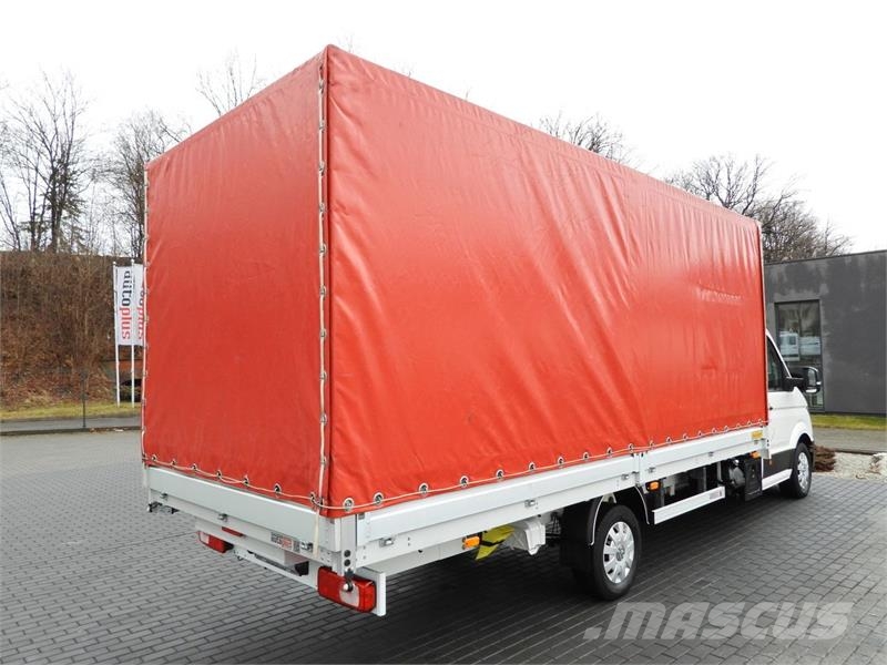 Volkswagen CRAFTER  TARPAULIN 10 PALLETS CRUISE CONTROL هيكل صندوقي