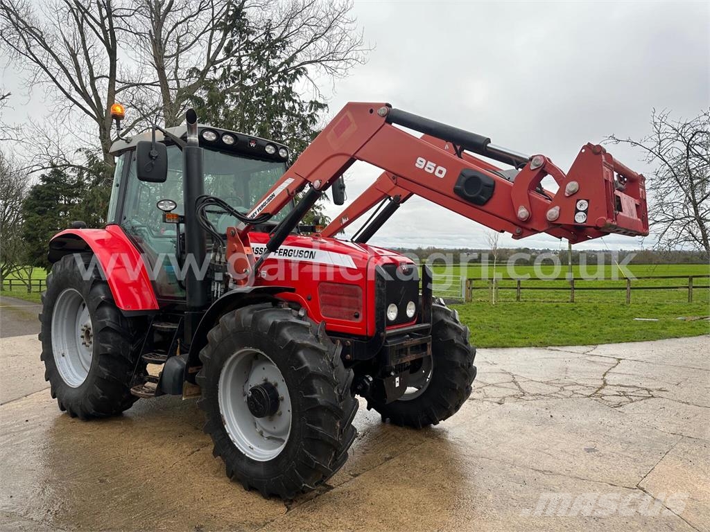 Massey Ferguson 6465 Dyna-6 Tractor C/W 950 Loader Трактора